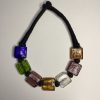 Collar cristales cuadrados