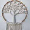 Tapiz macramé árbol de la vida