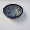 Cuenco flores azules