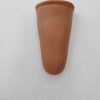Aplique cono teja liso terracota