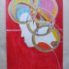 Pintura original acrílico sobre papel